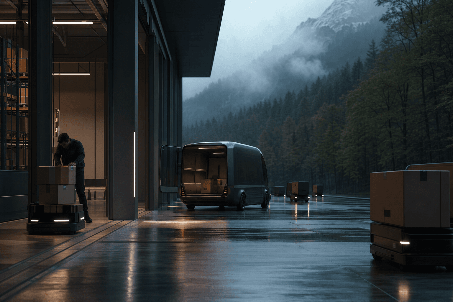 Courier Services workspace