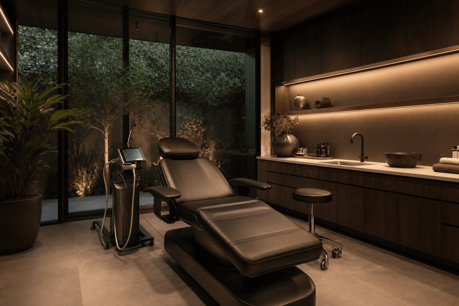 Dermatologists workspace
