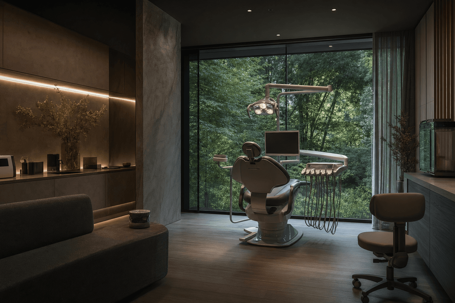 Orthodontists workspace