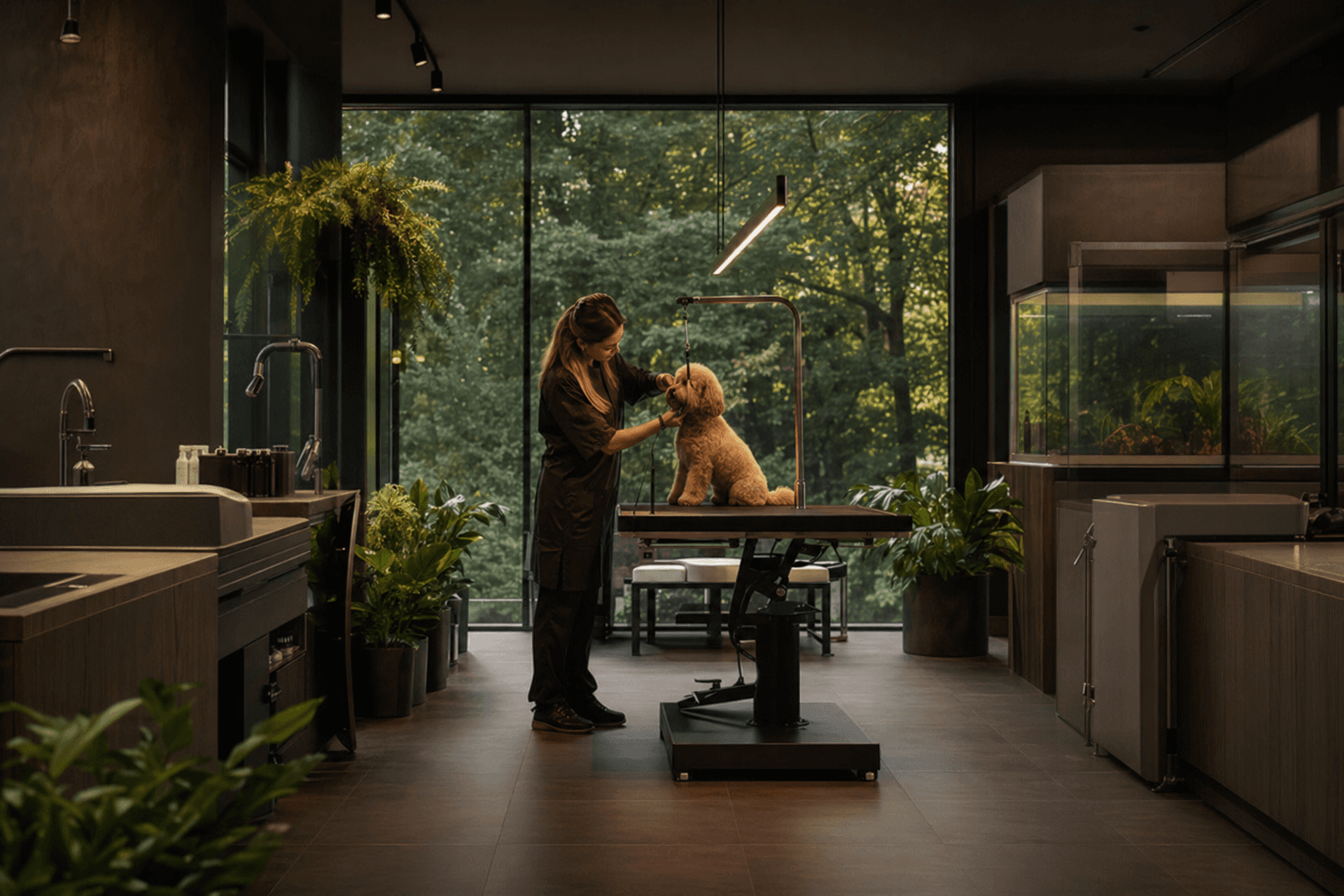 Pet Grooming workspace
