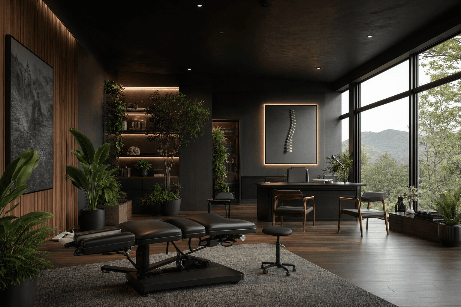 Chiropractors workspace