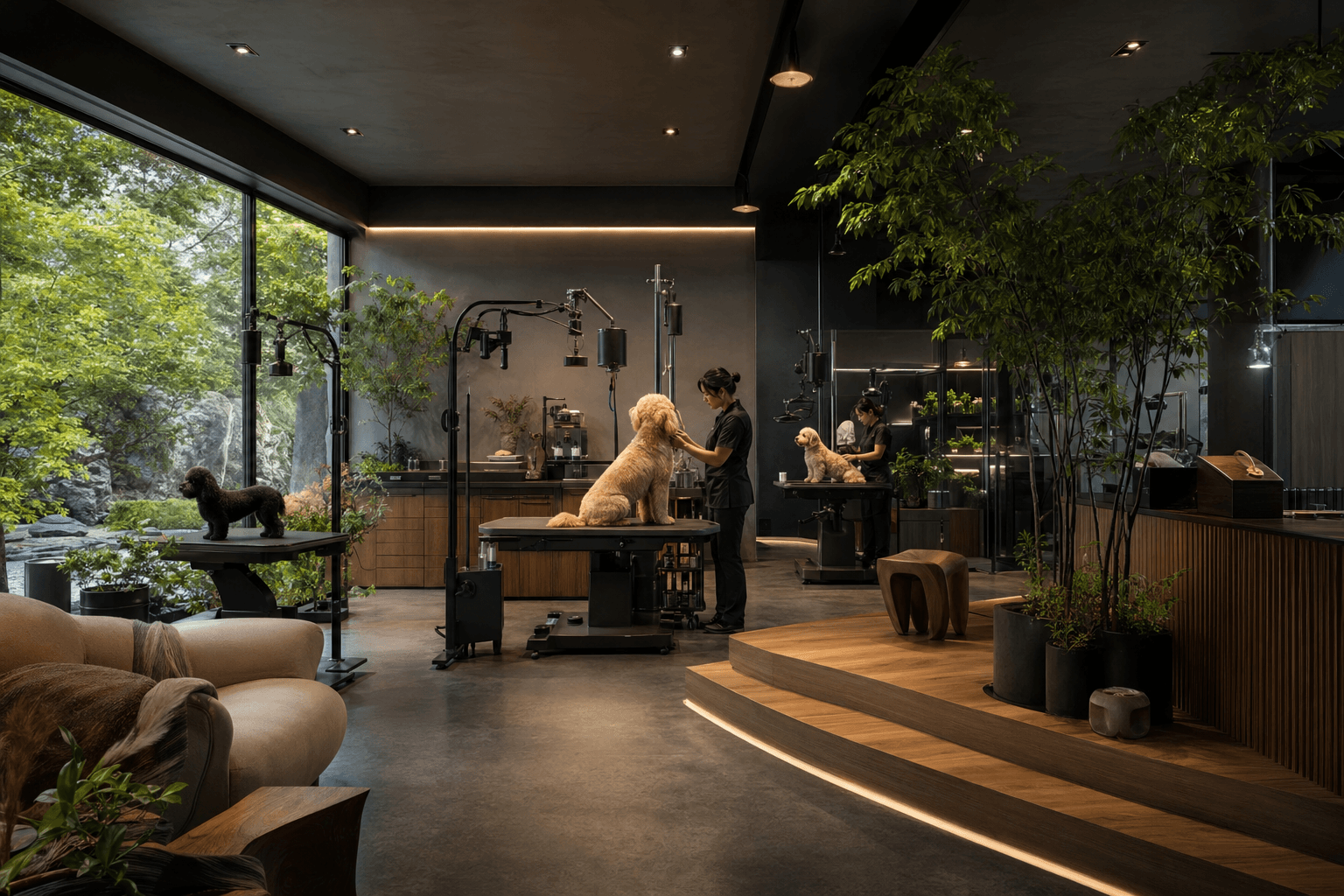 Pet Grooming workspace
