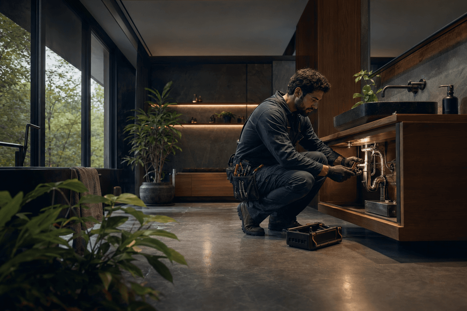 Plumbers workspace