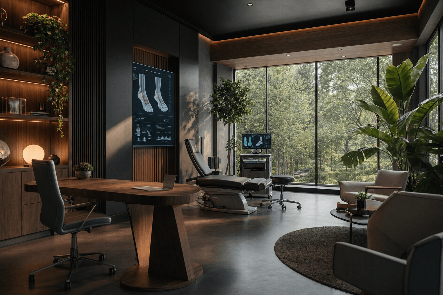 Podiatrists workspace
