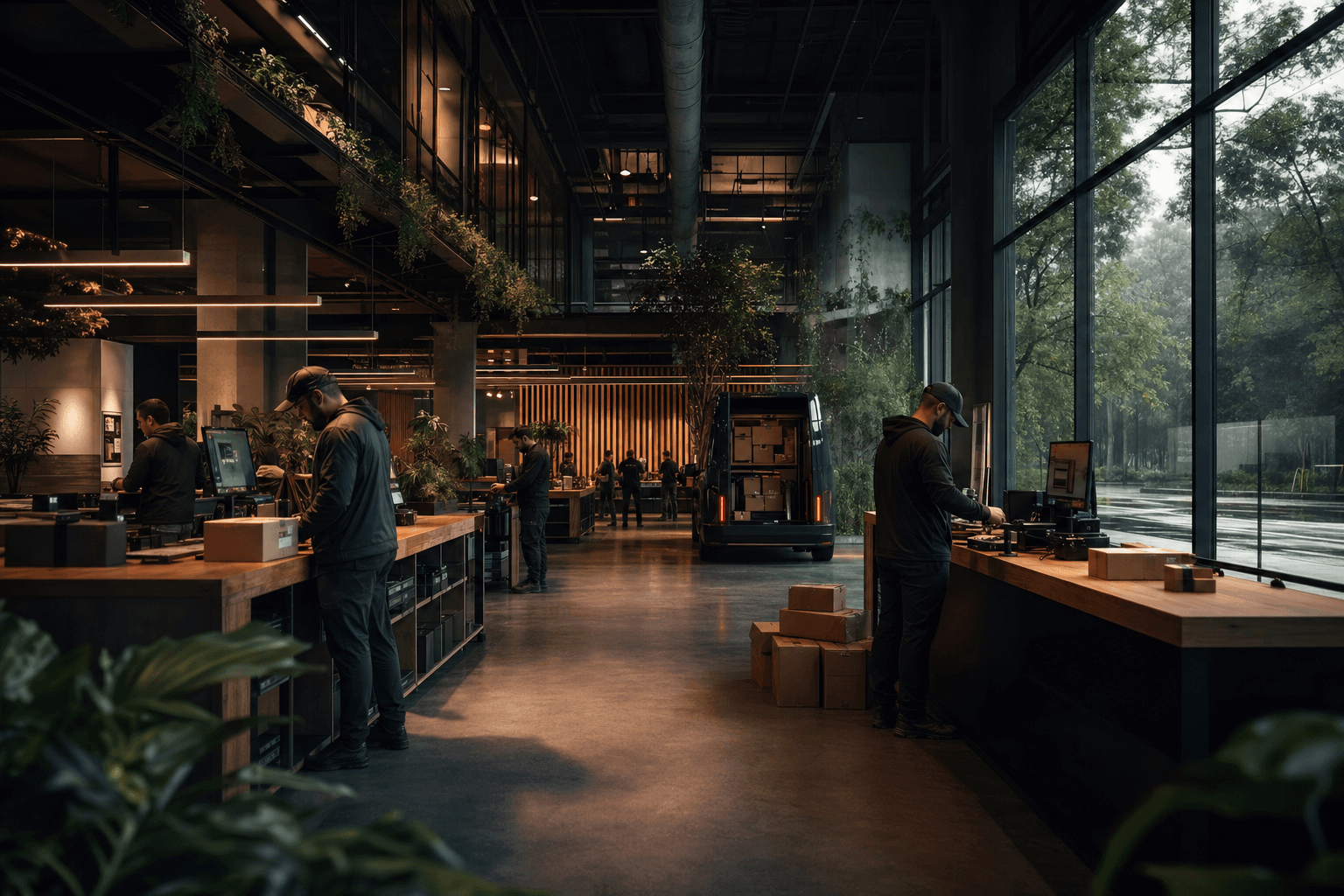 Courier Services workspace