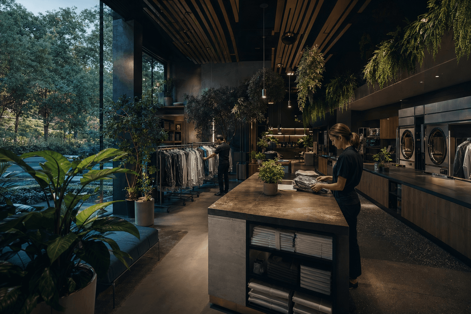 Dry Cleaners workspace