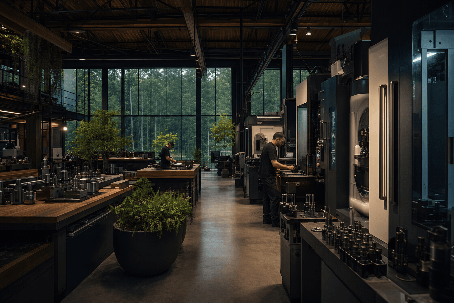 Machine Shops workspace