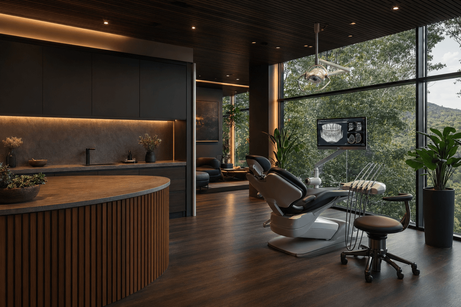 Orthodontists workspace