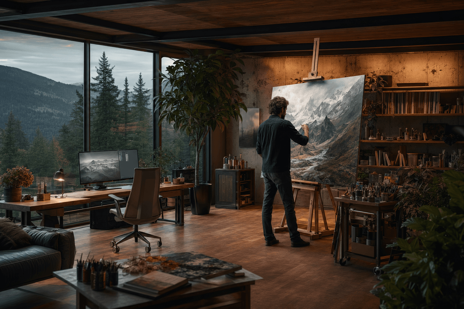 Painters workspace